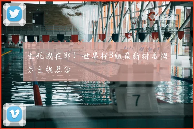 生死战在即!世界杯B组最新排名揭示出线悬念